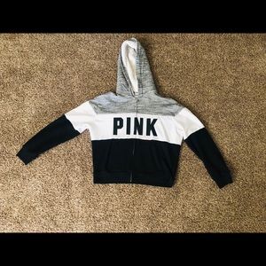 Sherpa lined VS pink hoodie